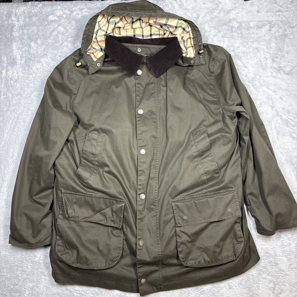 Brooks Brothers‎ 346 Utility Field Jacket Men XL Green Removable Wool Vest Liner